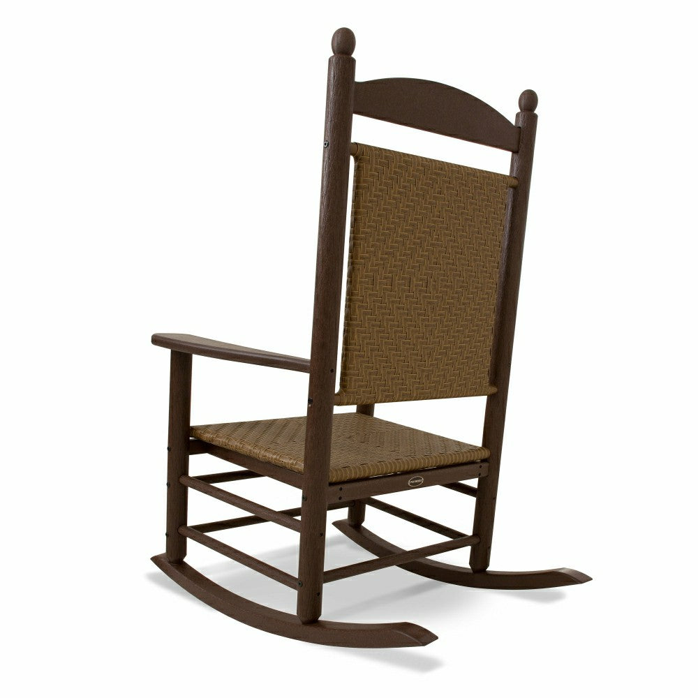 POLYWOOD® Jefferson Woven Rocking Chair | Plow & Hearth