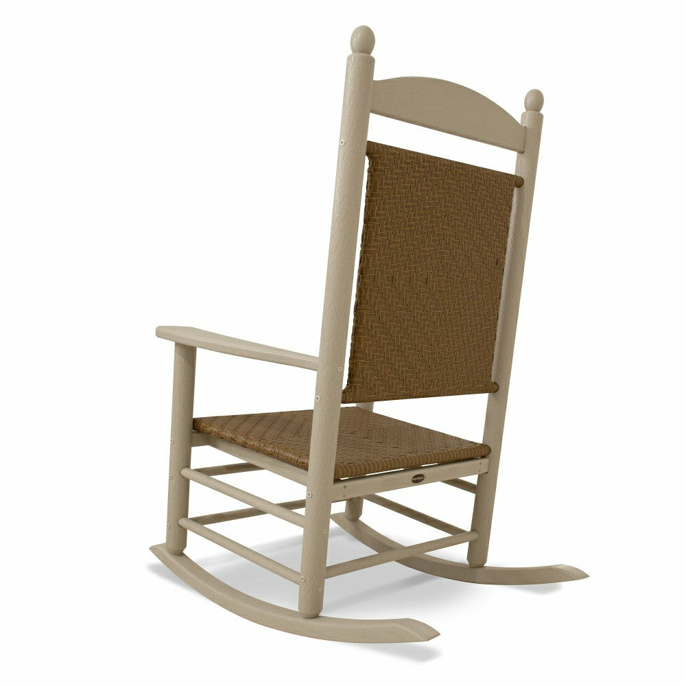 POLYWOOD® Jefferson Woven Rocking Chair | Plow & Hearth