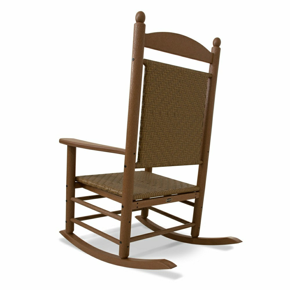 POLYWOOD® Jefferson Woven Rocking Chair | Plow & Hearth