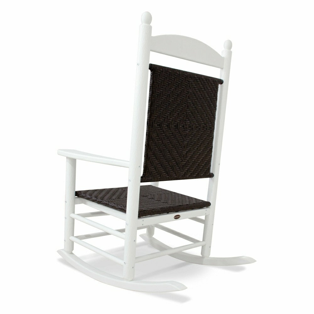 POLYWOOD® Jefferson Woven Rocking Chair | Plow & Hearth