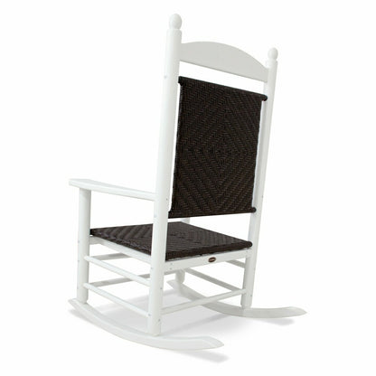POLYWOOD® Jefferson Woven Rocking Chair | Plow & Hearth
