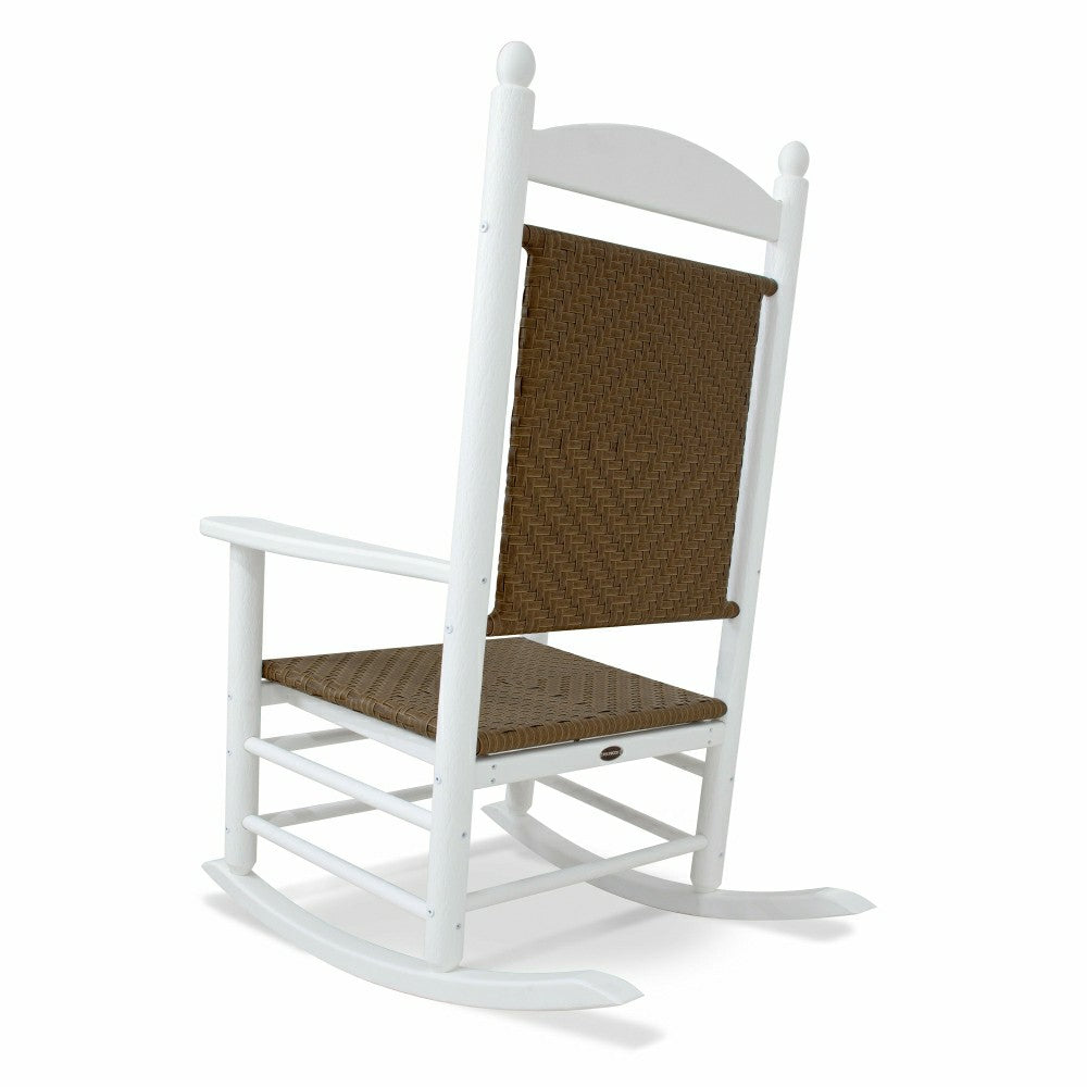 POLYWOOD® Jefferson Woven Rocking Chair | Plow & Hearth
