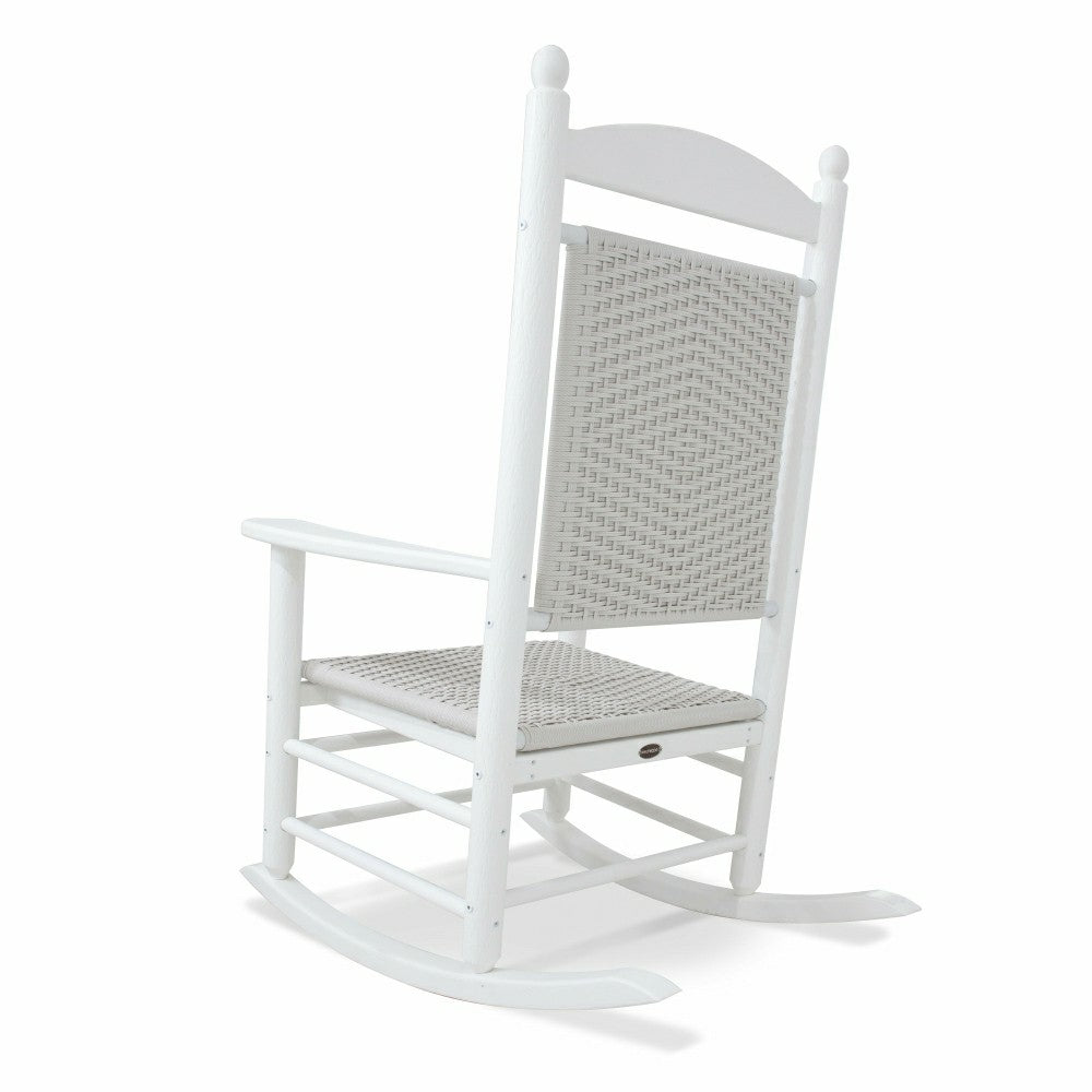 POLYWOOD® Jefferson Woven Rocking Chair | Plow & Hearth