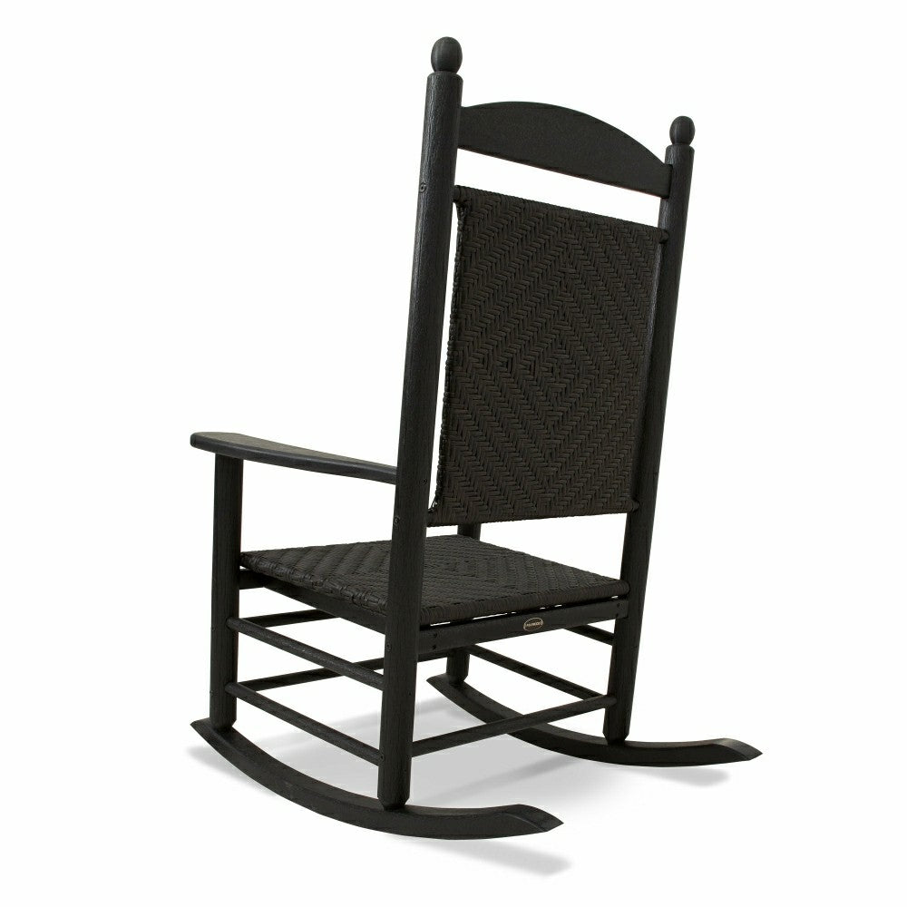 POLYWOOD® Jefferson Woven Rocking Chair | Plow & Hearth