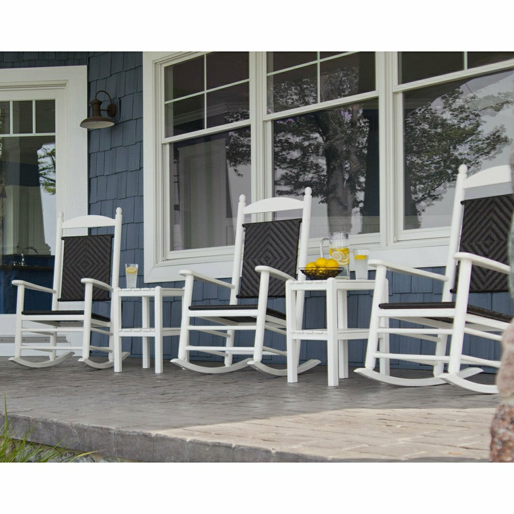 POLYWOOD® Jefferson Woven Rocking Chair | Plow & Hearth