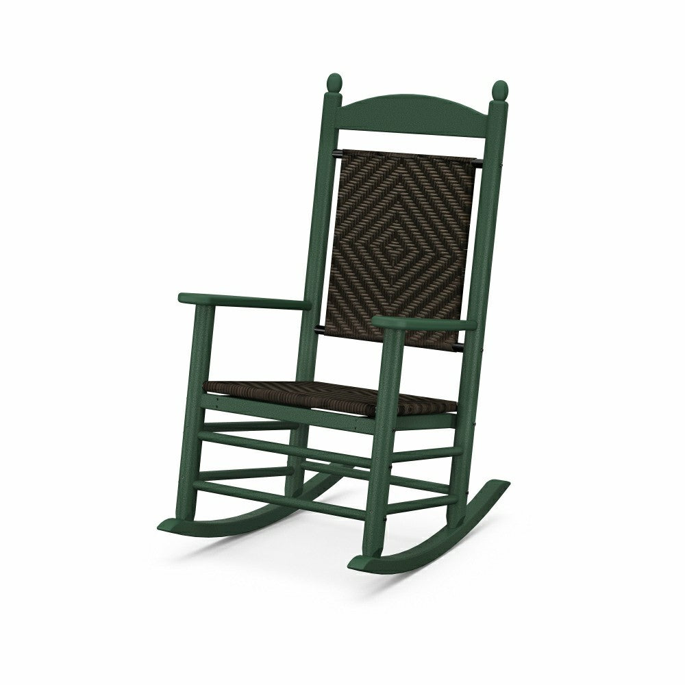 POLYWOOD® Jefferson Woven Rocking Chair | Plow & Hearth