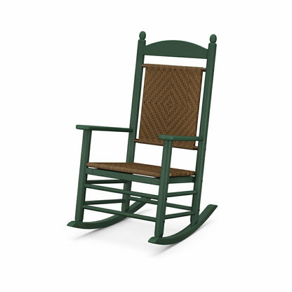 POLYWOOD® Jefferson Woven Rocking Chair | Plow & Hearth
