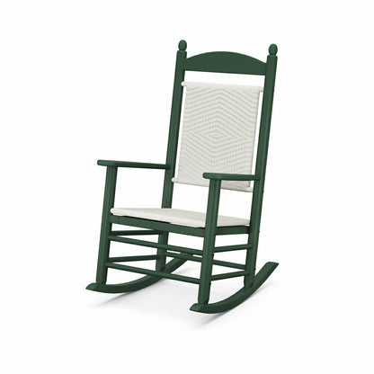 POLYWOOD® Jefferson Woven Rocking Chair | Plow & Hearth