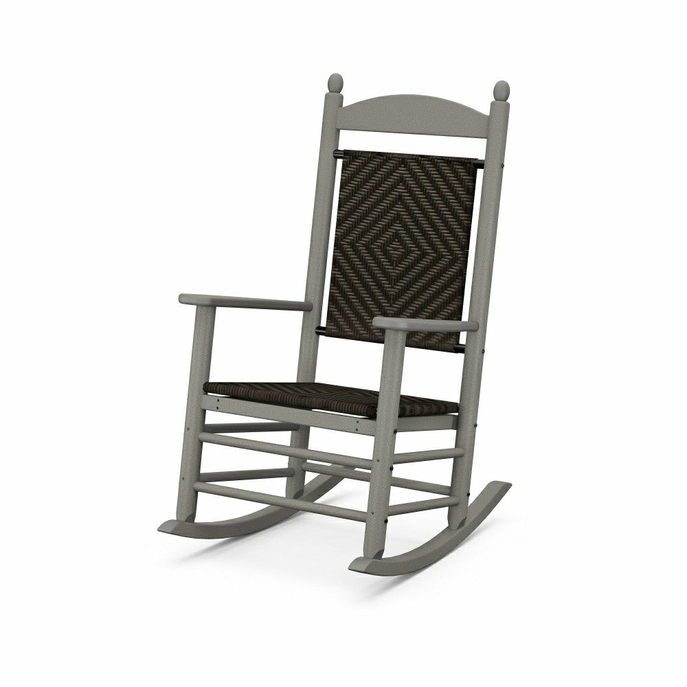 POLYWOOD® Jefferson Woven Rocking Chair | Plow & Hearth