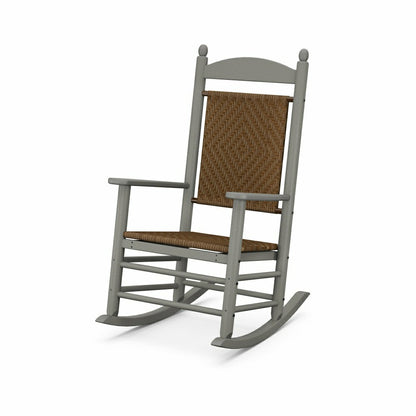 POLYWOOD® Jefferson Woven Rocking Chair | Plow & Hearth