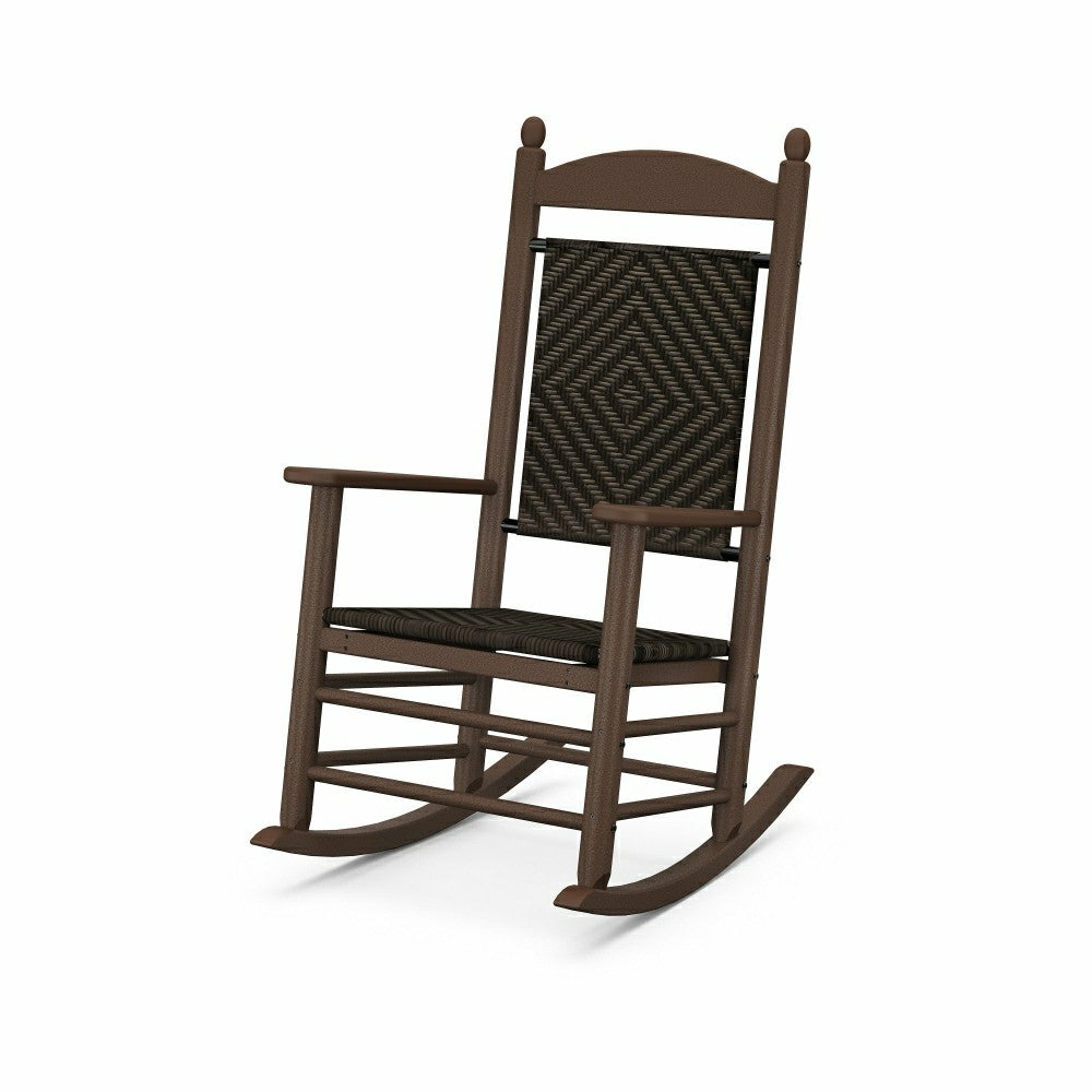 POLYWOOD® Jefferson Woven Rocking Chair | Plow & Hearth