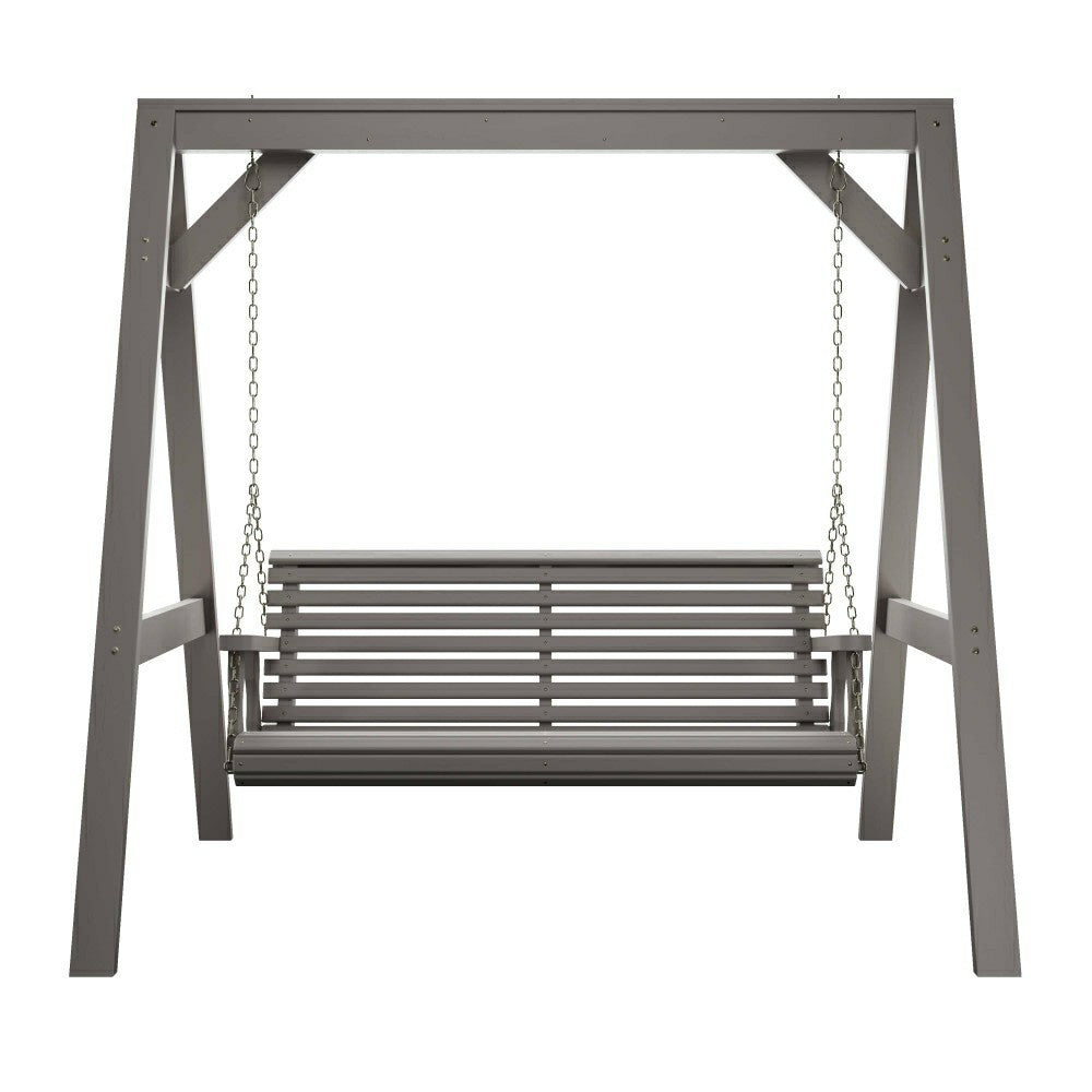 Amish Casual Heavy Duty Roll Back Swing with A-Frame Stand | Plow & Hearth