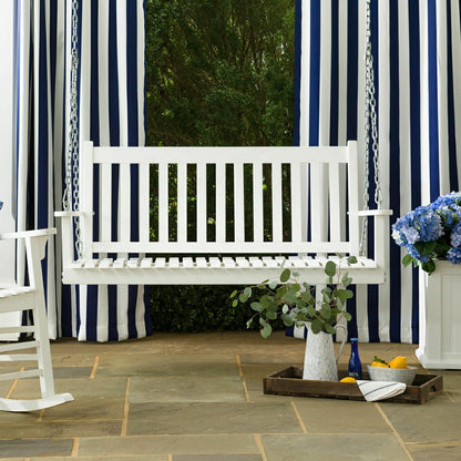Slatted Wood Porch Swing | Plow & Hearth