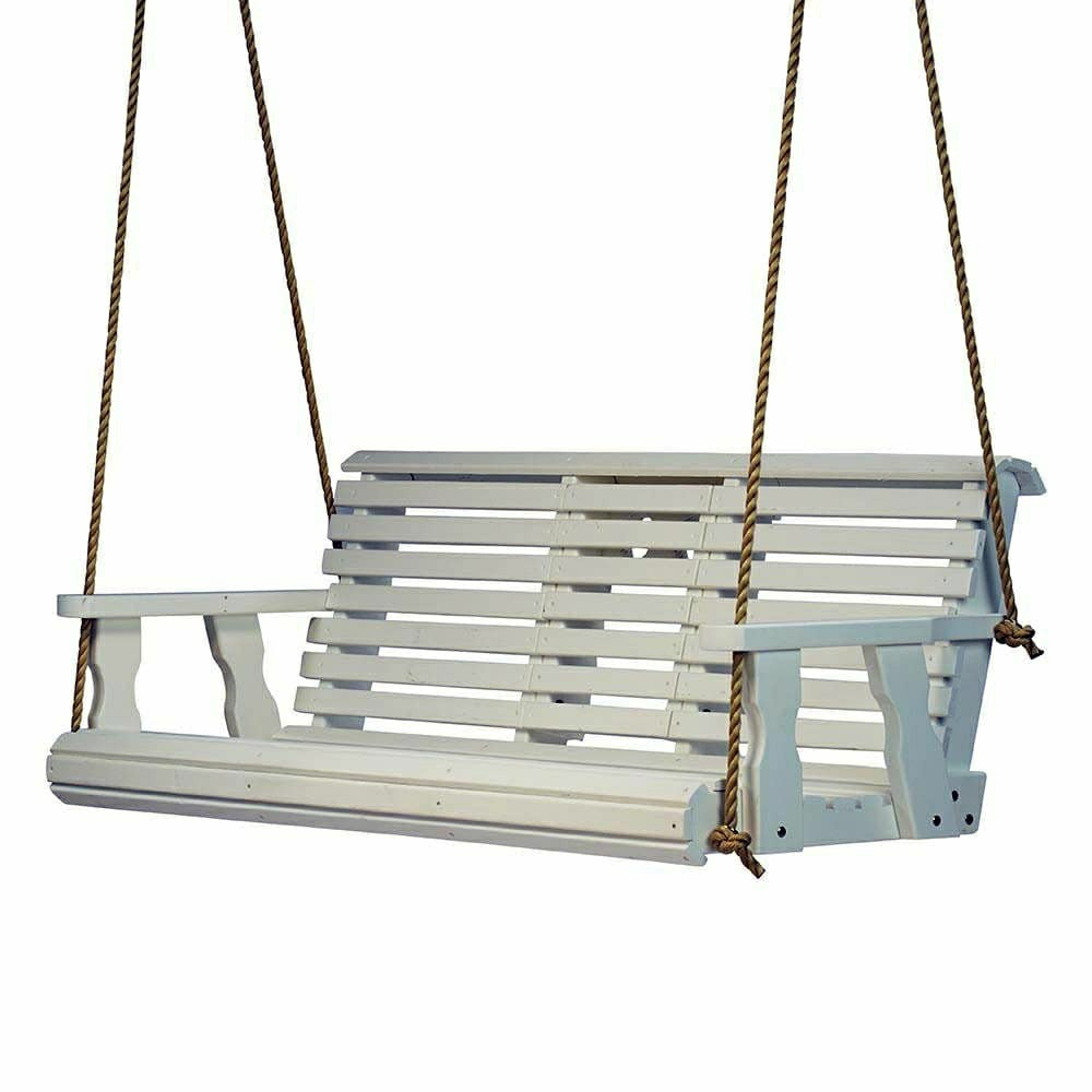 Porchgate Amish Heavy Duty Rollback Console Porch Swing | Plow & Hearth