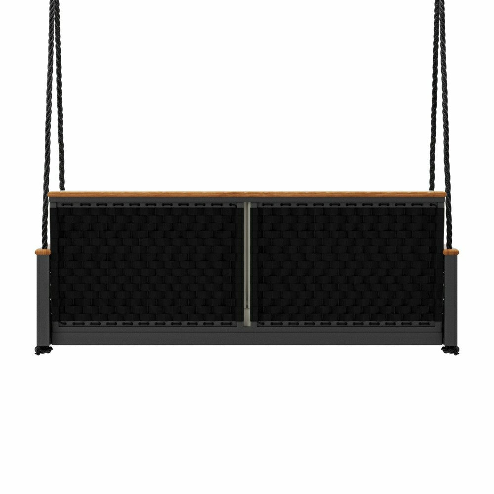 East Green Linden Porch Swing With Cushions | Plow & Hearth