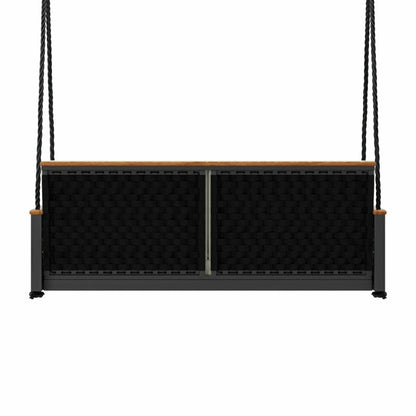East Green Linden Porch Swing With Cushions | Plow & Hearth