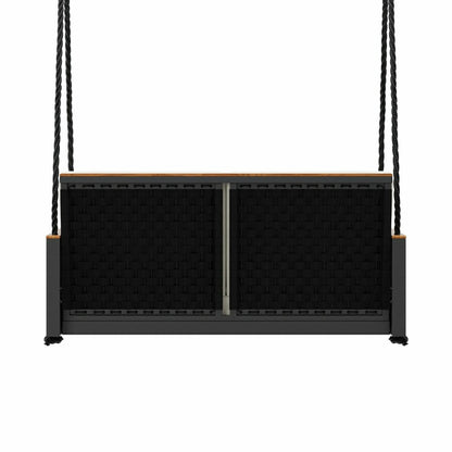 East Green Linden Porch Swing With Cushions | Plow & Hearth