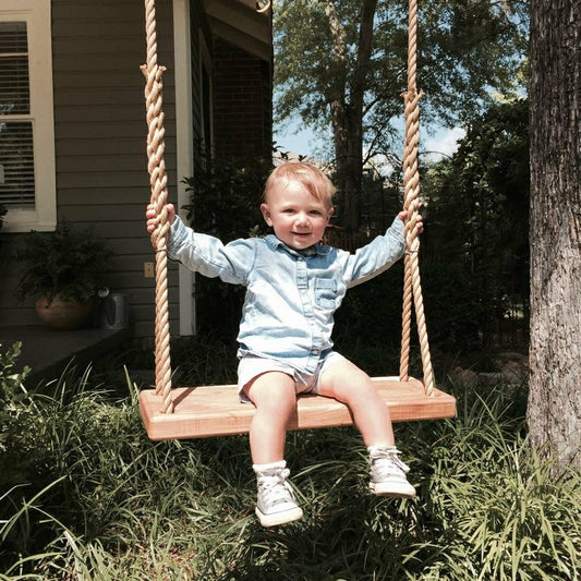 Classic Ash Bench Swing | Plow & Hearth