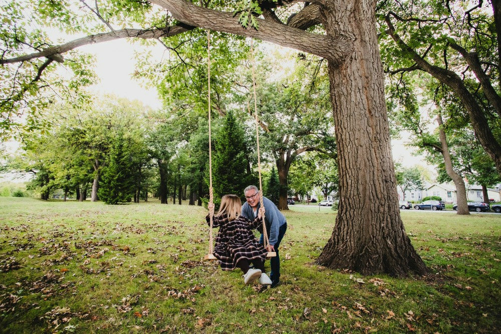 Classic Ash Bench Swing | Plow & Hearth