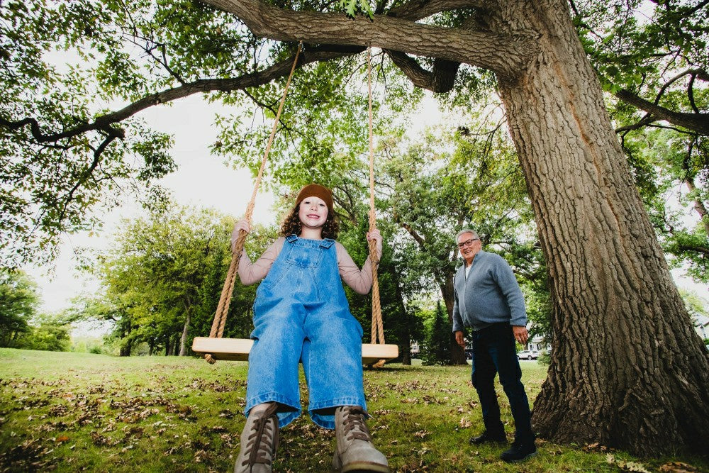 Classic Ash Bench Swing | Plow & Hearth