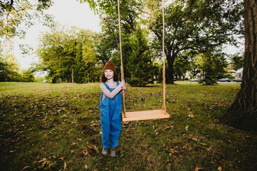 Classic Ash Bench Swing | Plow & Hearth