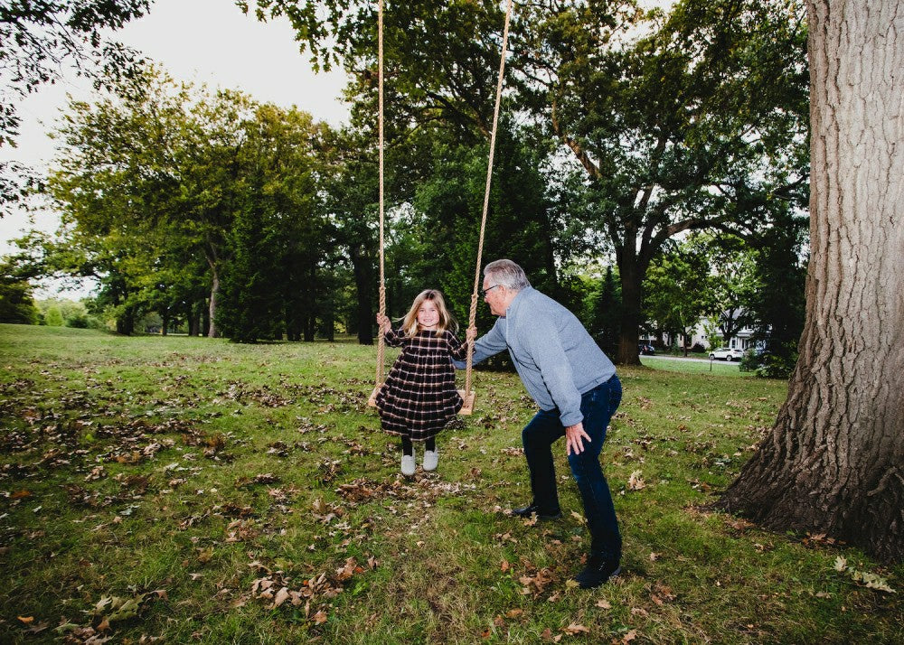 Classic Ash Bench Swing | Plow & Hearth