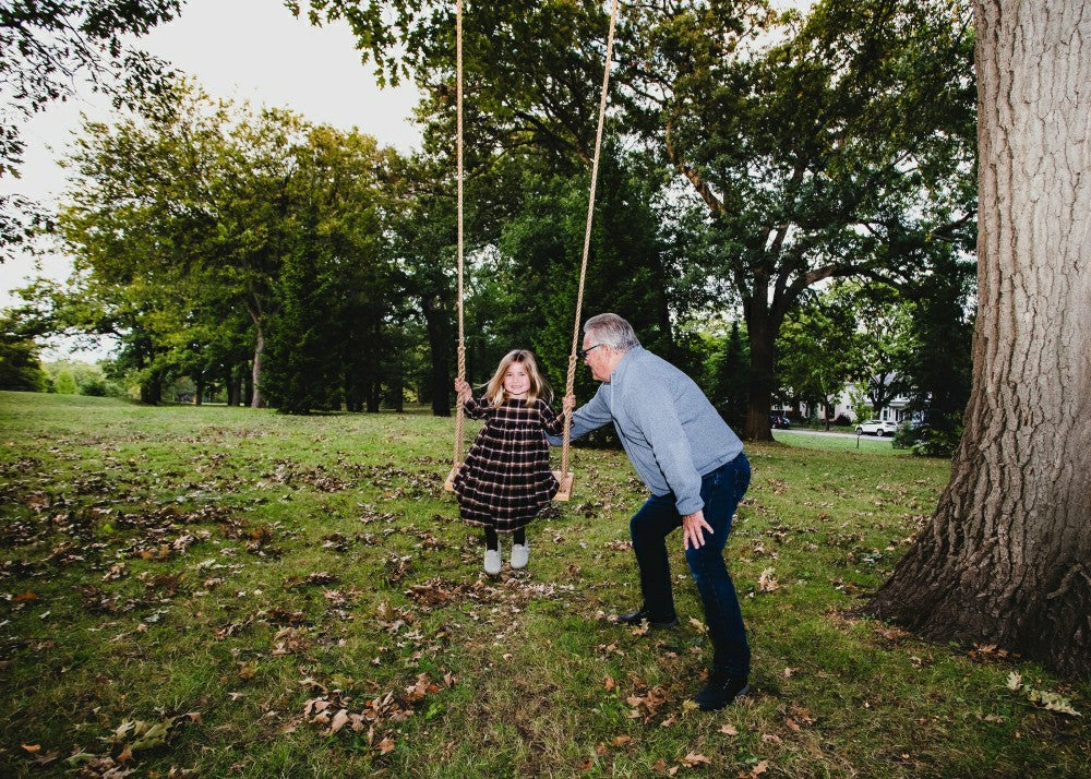 Classic Ash Bench Swing | Plow & Hearth