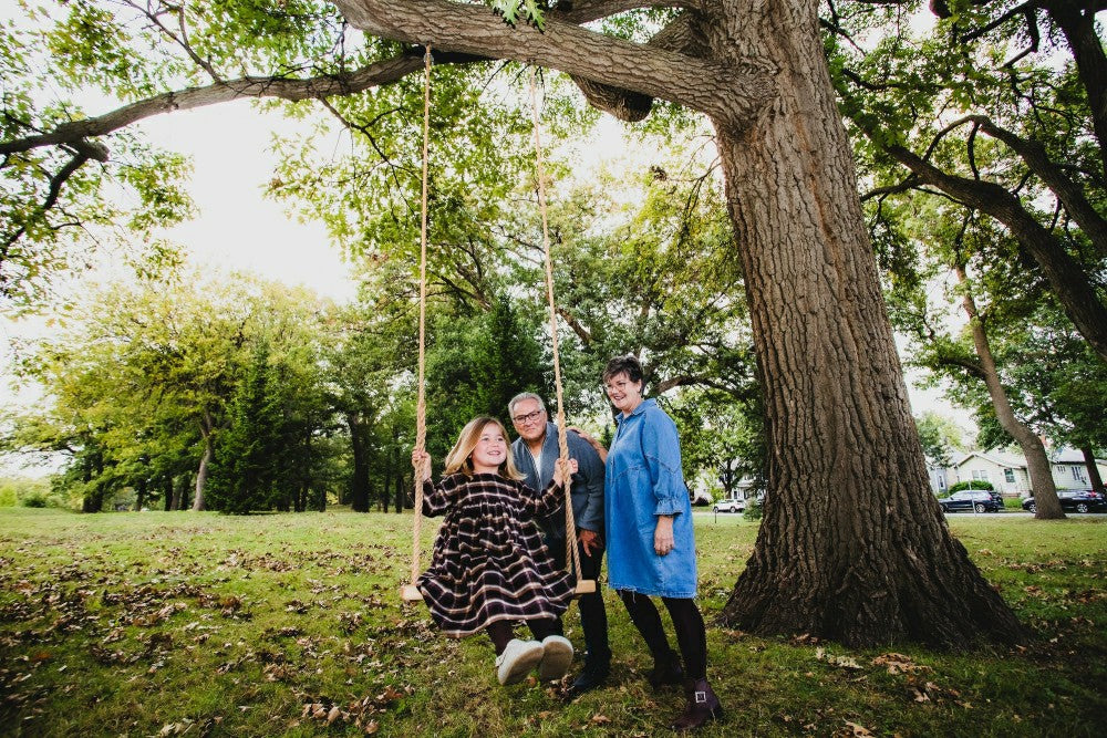 Classic Ash Bench Swing | Plow & Hearth