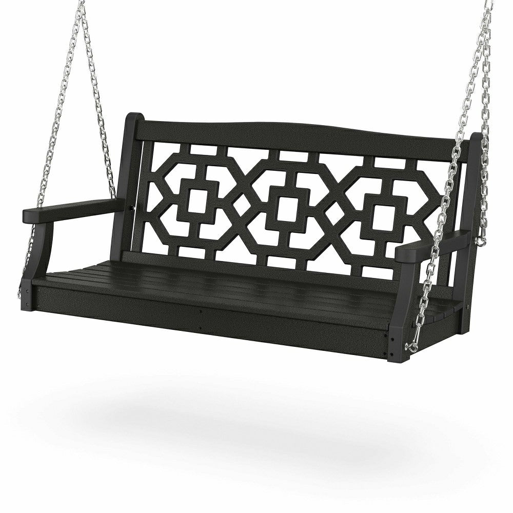 POLYWOOD® Chinoiserie Swing | Plow & Hearth