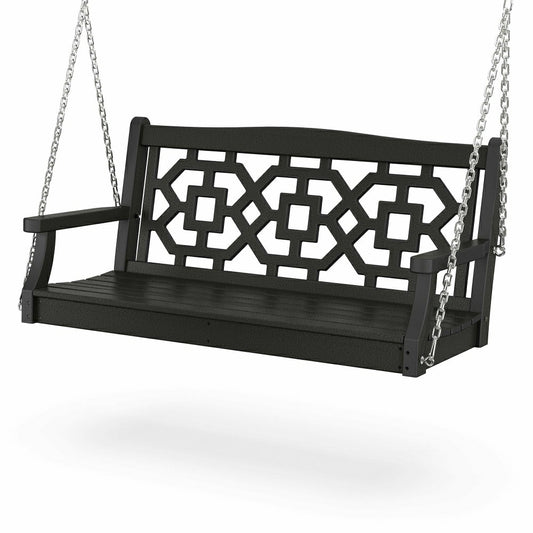 POLYWOOD® Chinoiserie Swing | Plow & Hearth