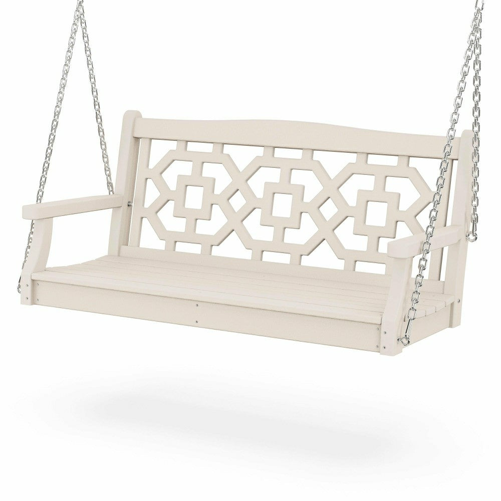 POLYWOOD® Chinoiserie Swing | Plow & Hearth