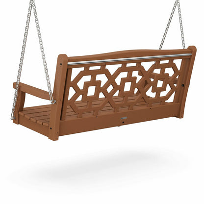 POLYWOOD® Chinoiserie Swing | Plow & Hearth