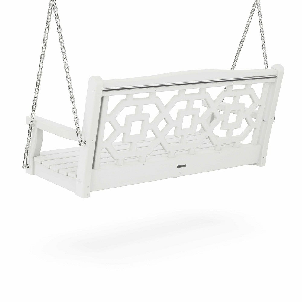 POLYWOOD® Chinoiserie Swing | Plow & Hearth
