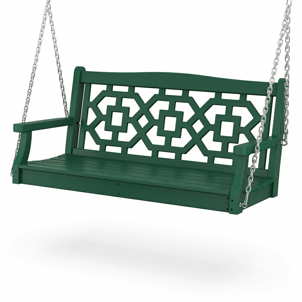 POLYWOOD® Chinoiserie Swing | Plow & Hearth