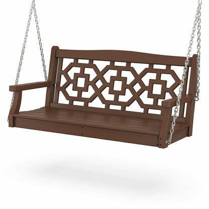 POLYWOOD® Chinoiserie Swing | Plow & Hearth