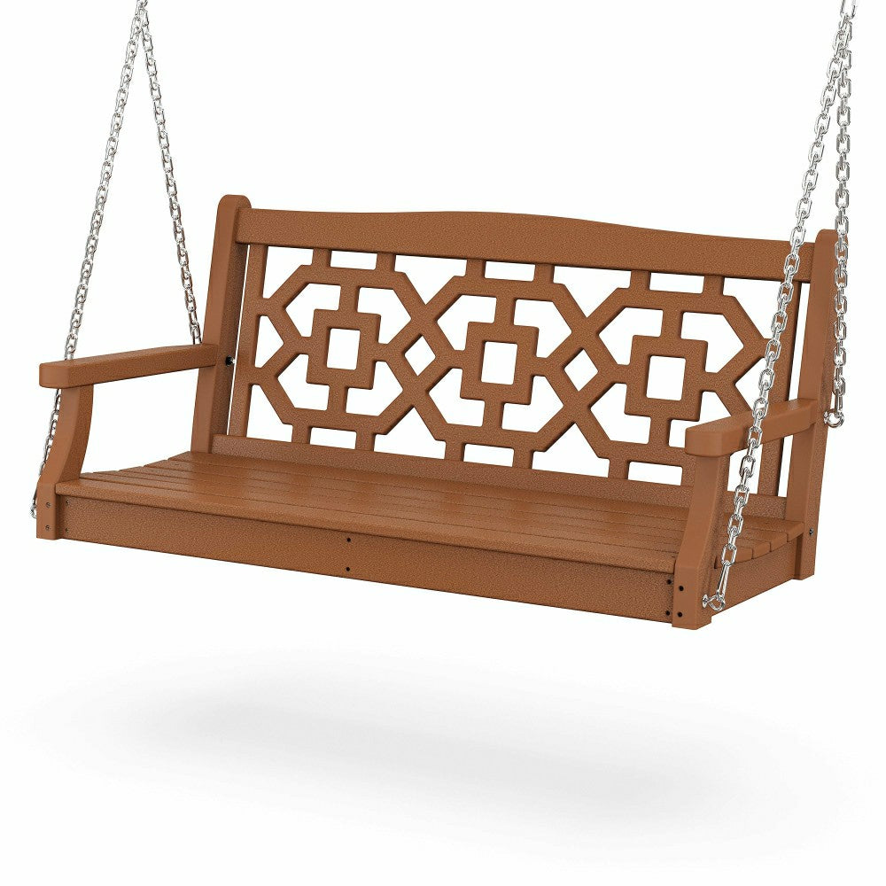 POLYWOOD® Chinoiserie Swing | Plow & Hearth