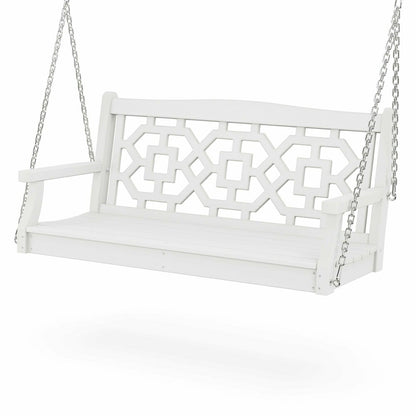 POLYWOOD® Chinoiserie Swing | Plow & Hearth