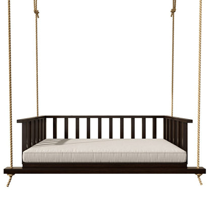 Live Casual The Madison Steel Daybed Swing With Cushions | Plow & Hearth