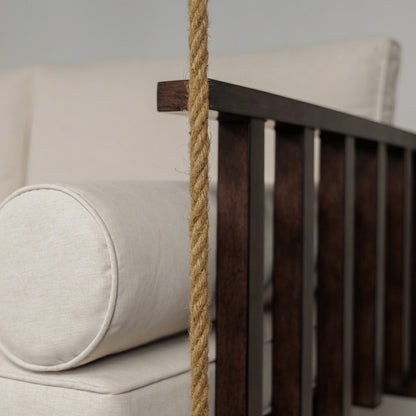 Live Casual The Madison Steel Daybed Swing With Cushions | Plow & Hearth