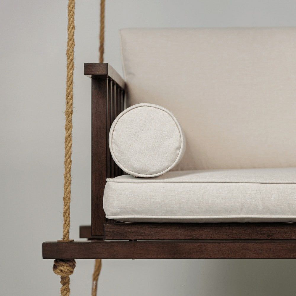 Live Casual The Madison Steel Daybed Swing With Cushions | Plow & Hearth