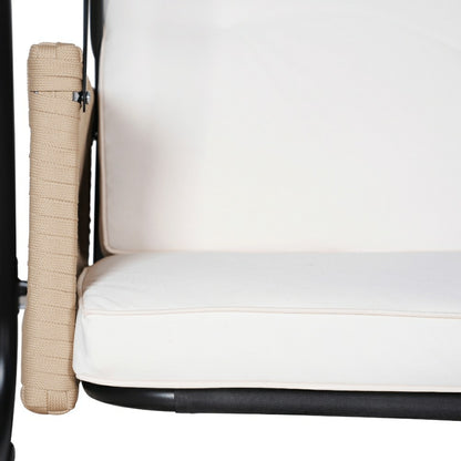 East Green Parker Patio Swing with Canopy Stand | Plow & Hearth