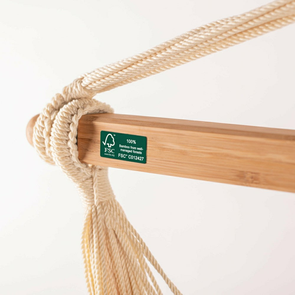 Domingo Sea Salt - Weather-Resistant Basic Hammock Chair | Plow & Hearth
