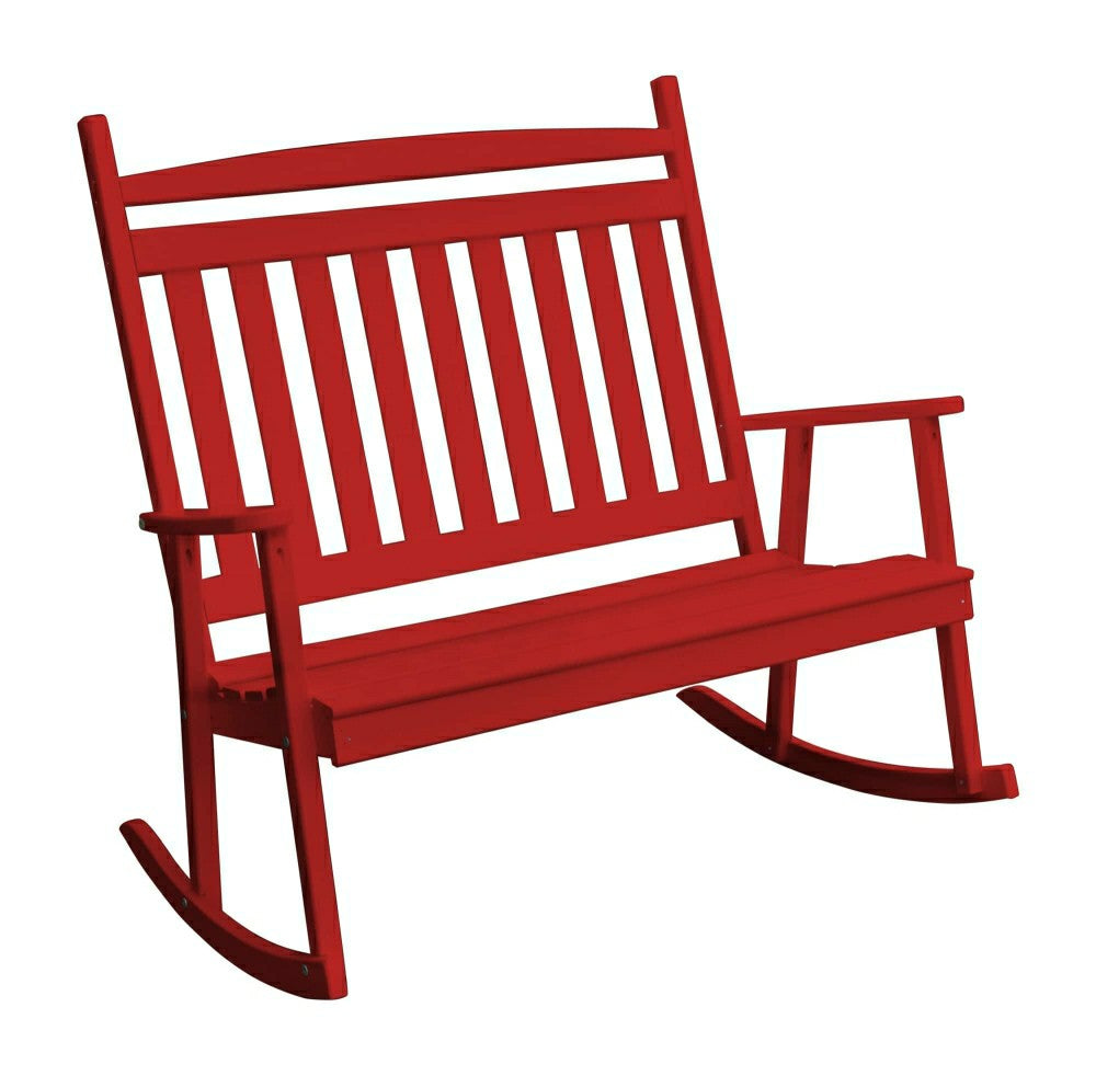 Keystone Amish Co. Classic Double Porch Rocker | Plow & Hearth