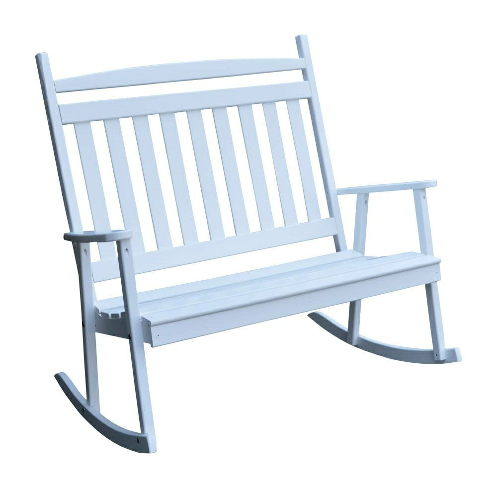 Keystone Amish Co. Classic Double Porch Rocker | Plow & Hearth