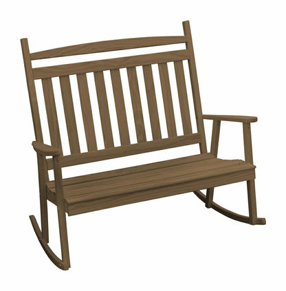 Keystone Amish Co. Classic Double Porch Rocker | Plow & Hearth