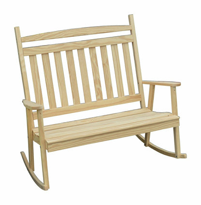 Keystone Amish Co. Classic Double Porch Rocker | Plow & Hearth