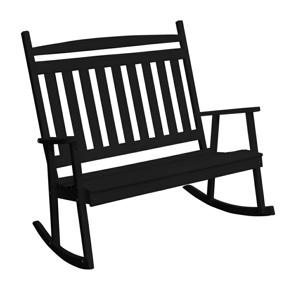 Keystone Amish Co. Classic Double Porch Rocker | Plow & Hearth