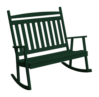 Keystone Amish Co. Classic Double Porch Rocker | Plow & Hearth