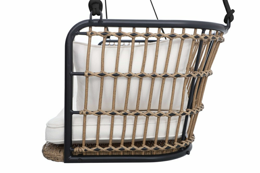 East Green Remy Porch Swing with Cushion | Plow & Hearth