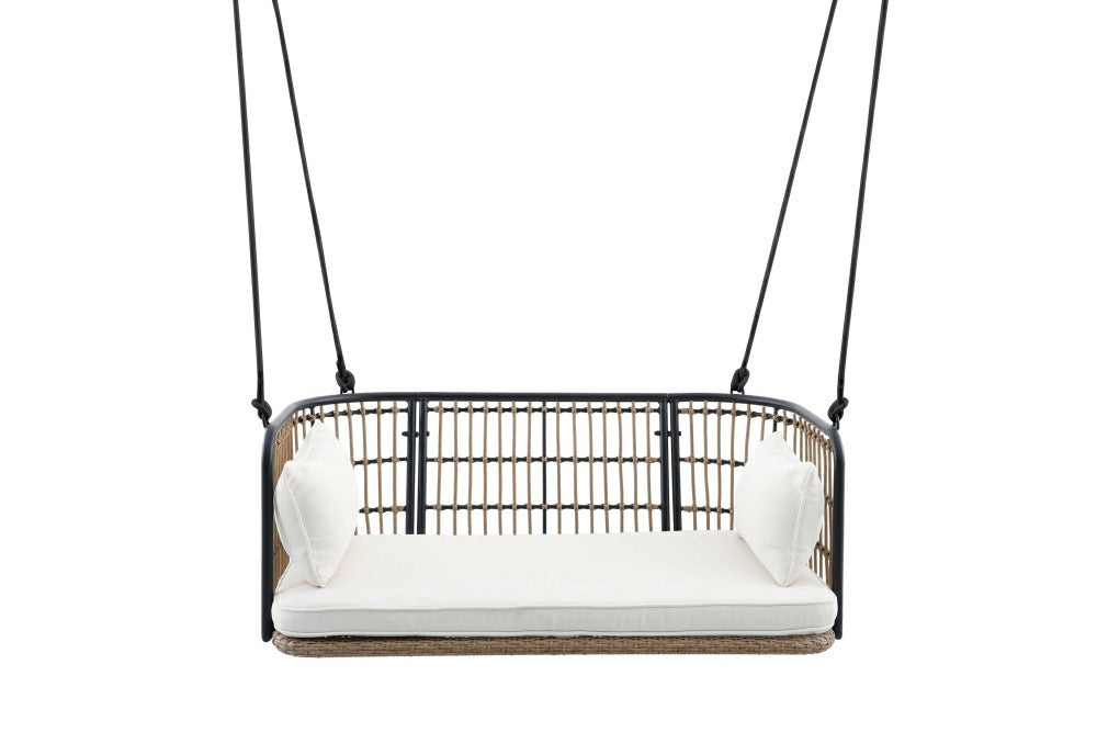 East Green Remy Porch Swing with Cushion | Plow & Hearth